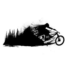 Mtb From The Forest Mountain Bike Tattoo Bike Tattoos Mountain Bike Art