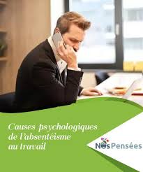 Pour réduire l'absentéisme au travail outil très efficace de lutte contre l'absentéisme en entreprise, le contrôle médical des salariés en arrêt de. Causes Psychologiques De L Absenteisme Au Travail Nos Pensees Psychologie Absenteisme Travail