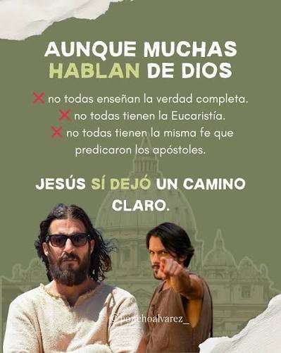 Llevan todas las religiones a Dios? No. Jesús no vino a fundar muchas religiones. Fundó UNA sola Iglesia: la Católica. Él mismo dijo: “Nadie va al Padre si no es por mí” (