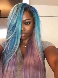 25 Amazing Blue And Purple Hair Looks Stayglam Hair Color For Dark Skin Cool Hair Color Natural Hair Styles