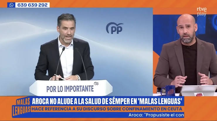 Gonzalo Miró defends 'Malas Lenguas' against Borja Sémper's accusations  regarding Javier Aroca's decontextualized words: "Here we don't use  anyone's illness to do politics"