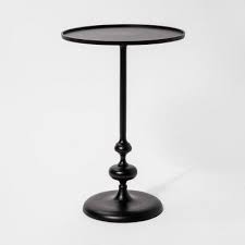 Londonberry Turned Accent Table Large Black Threshold Metal Accent Table Black Accent Table Round Accent Table