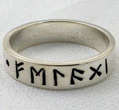 Norse Rune Wedding Band Tattoo Wedding Rings Wedding Band Tattoo Wedding Bands