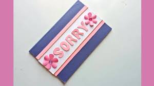 Check out our card for boyfriend selection for the very best in unique or custom, handmade pieces from our greeting cards shops. How To Make A Beautiful Sorry Card Sorry Card Tutorial Youtube
