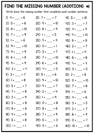 Prüf mal bitte alle meine kostenlosen ausmalbilder für erwachsene! 4 Free Worksheets Missing Number Addition Up To 10 Worksheets Addition Worksheets Worksheets Free