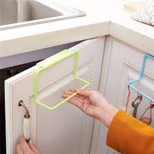 Button threw oven handle and place towel threw the hoop. Kitchen Bathroom Cabinet Cupboard Hanger Kitchen Towel Hanger Kitchen Storage Rack Free Nail Sale Banggood Com Sold Out Arrival Notice Arrival Notice