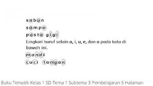 Teks deskripsi ( belajar mendeskripsikan). Kunci Jawaban Buku Tematik Kelas 1 Sd Tema 1 Hal 104 107