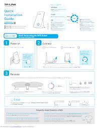 1) unplug the ethernet cable from your computer (if any). Tp Link Tl Wa854re User Manual Manualzz