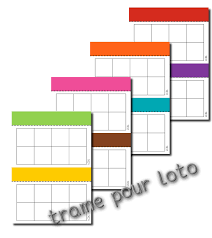 La Maternelle De Laurene Trame Pour Planches Et Cartes De Loto Loto Le Loto La Maternelle De Laurene
