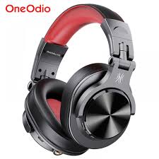 Oneodio Fusion Professional Wired Studio Dj Headphones Wireless Bluetooth 4 1 Headset Hifi Ster In 2020 Headphone With Mic Dj Headphones Hifi Stereo