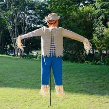 Amazon.com : LarpGears Halloween 7.5 Feet Height Pumpkin Scary Scarecrow  Ghost Decorations for Outdoor with Metal Stand Scarecrow Ghost Decor Flying  Halloween Decorations for Garden and Yard : Patio, Lawn & Garden