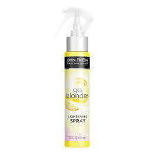 Amazon.Com : John Frieda Go Blonger Lightening Spray, Paraben Free,  Phthalate Free, Ammonia Free, Cruelty Free, Blonde Tone Enhancer 3.5 Fl Oz  Bottle (2 Pack) : Beauty & Personal Care