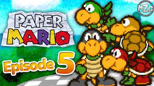 Paper Mario Gameplay Walkthrough Part 5 - Koopa Bros. Boss Fight! Chapter  1! - YouTube
