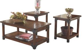 Our goal is to provide you with the best rustic living room furniture selection online. Signature Design By Ashley Living Room Murphy Table Set Of 3 T352 13 Turner Furniture Company