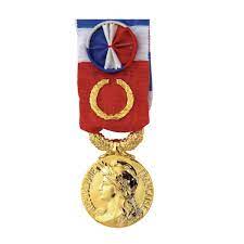La médaille d'honneur du travail est une distinction décernée par l'etat qui récompense les salariés pour leur ancienneté (20 ans minimum) et leur mérite. Medaille Du Travail 40 Ans Trophee Pas Cher Com