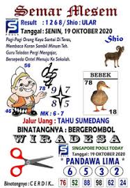 Prediksi Syair Sgp 19 Oktober 2020 Keraton4d