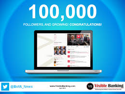 Bank Of America Reaches 100 000 Twitter Followers For Media Relations Social Media Banking Earlier This Month Media Relations Twitter Followers Nationwide