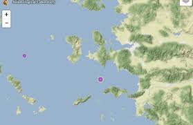 Σεισμός τώρα μεγέθους 4 βαθμών της κλίμακας ρίχτερ σημειώθηκε στις 00.11 μετά τα μεσάνυχτα στον θαλάσσιο χώρο. Seismos Anamesa Se Samo Xio Kai Ikaria Politischios Gr