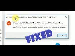 Insufficient System Resources Exist To Complete The Requested Service Fixed Tricks Solution Youtube