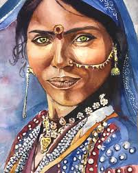 Lady shows off most beautiful girl in her tribe with expensive tribal marks