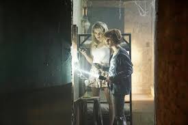 We see a woman relaxing at home, answering text messages. Movie Review Nancy Drew And The Hidden Staircase 2019 Nightmarish Conjurings