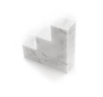 Read them all - A brilliant White Carrara Marble bookends - MarmoLove
