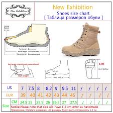 New Exhibition Military Work Boots Men Desert Tactical Martin Army Boots Outdoor Hiking Shoes Travel Leather High Boot Male39 44