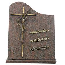 Croix Epi En 2020 Plaques Funeraires Epis De Mais Croix
