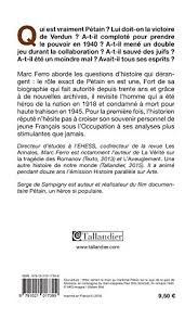 Tv apresentado por marc ferro entre. Petain Les Lecons De L Histoire Amazon De Marc Ferro Fremdsprachige Bucher