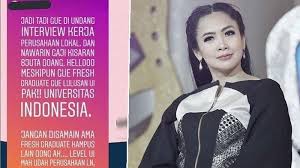 Kasus mbah jiwo, probolinggo 1992 di kota probolinggo, tersebar berita mengerikan tentang kasus pemb*nuhan balita oleh seorang nenek. Viral Ngaku Lulusan Ui Ogah Digaji Rp 8 Juta Feni Rose Alumni Ui Dia Jalur Susah Payah Kali Ya Tribunnews Com Mobile