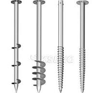 1000-3000mm Length Solar Ground Screw Manufacturer Manufacturers