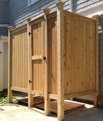 Hardware pack including all screws, hinges, latch, timberloks. Cedar Outdoor Showers Made On Cape Cod Capecodshowerkits Com