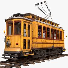 Old Tram Memphis 3d Model In 2020 3d Model Model Memphis