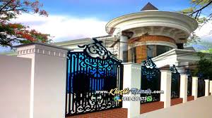 Pagar besi dan pilar bata merah. Pagar Rumah Besi Tempa Klasik Nan Kokoh Dan Mewah Klasik Minimalis