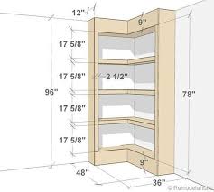 The Set Of Plans Include A Material List And A How To Make A Corner Shelving Unit Project Image The Perfect Bookshelves Diy Corner Bookshelves Remodel Bedroom