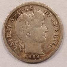1899 Barber Dime Coin Value Prices Photos Info