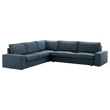 Kivik Canape D Angle 5 Places Hillared Bleu Fonce Ikea Blue Sectional Sectional Ikea Kivik