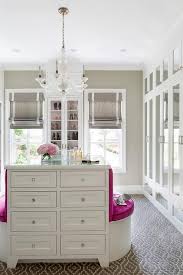 Drawers can free up hanging space or store lingerie, sweaters or other delicate items that you don't choose to hang. Closet Island Jewelry Drawers Design Ideas