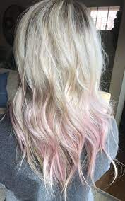 Pin By Amy Cross On Hair Pink Blonde Hair Blonde With Pink Pastel Pink Hair