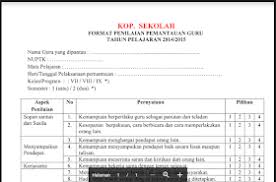 Tidak semua data atau fakta bisa dibuat menjadi sebuah informasi bagi para penerimanya. Contoh Format Pemantauan Proses Pembelajaran Oleh Kepala Sekolah Jenjang Smp Mts Bukti Fisik Akreditasi Smp Mts 2018