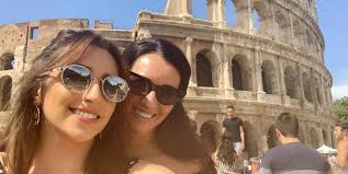 Zulfiqar Sheikh and Tasmina Sheikh with their daughter Elysée Sheikh  debutant and lead of upcoming film SACCH , In Rome Italy 🇮🇹