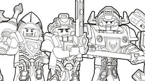 Nexo Knights Heroes Formation 01 Lego Coloring Pages Lego Coloring Knight Party