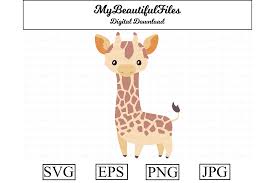 Download Giraffe Clipart Graphic Graphic By Mybeautifulfiles Creative Fabrica PSD Mockup Templates