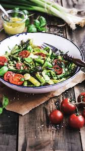 Asparagus Tomato Salad Rezept Gesunde Rezepte Rezepte Und Essen