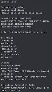 Jul 31, 2021 · roblox demon tower defense codes by using the new active demon tower defense codes, you can get some various kinds of free items such as coins and others. All Star Tower Defense On Twitter