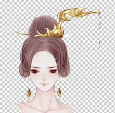 The anime hair business today is continually growing and changing. China Hairstyle Drawing Beauty Png Clipart Anime Asia Black Hair Burger Buns Fictional Character Free Png