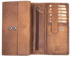 hill burry echt leder damen geldborse hochwertiges vintage leder geldbeutel xxl weiches portemonnaie portmonee braun exk geldbeutel geldborse leder
