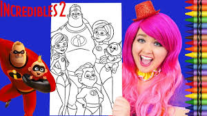 Coloring The Incredibles 2 Family Giant Disney Coloring Page Crayola Cra Disney Coloring Pages Disney Colors Crayola Coloring Pages
