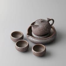 Rust Glazed Ceramic Teapot Ceramic Tea Set Tea Pots Glazed Ceramic