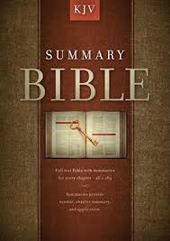 You always write a summary in your own words. Summary Bible Kjv Edition By Holman Bible Staff